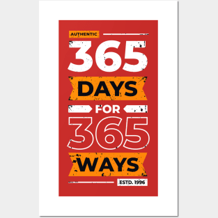 365 days 365 ways Posters and Art